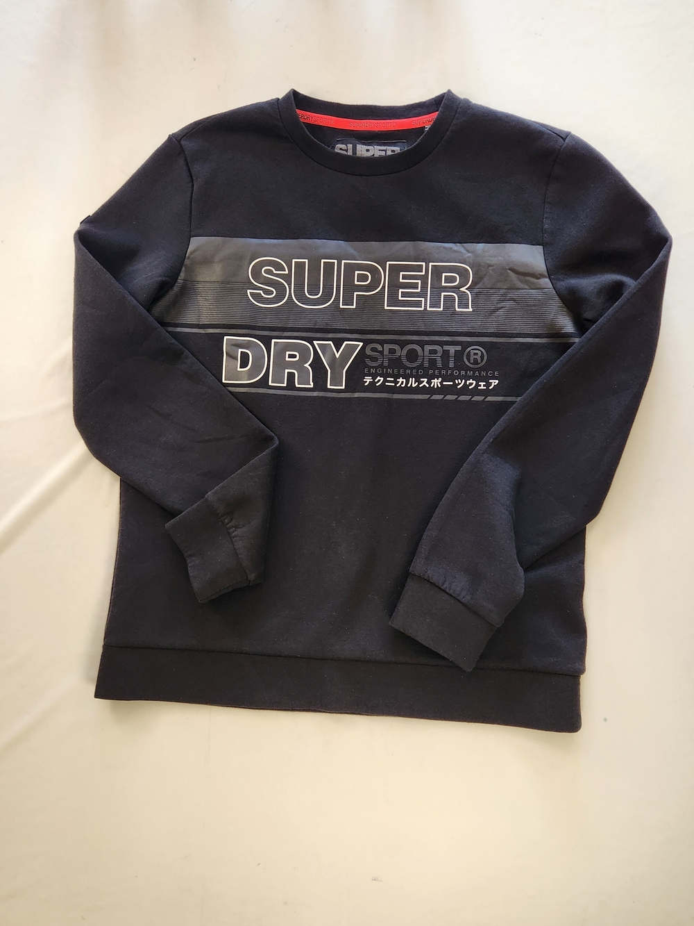 Superdry Navy 'Super Dry Sport' Crewneck Sweater